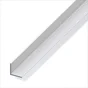 Cornière Égale Aluminium Anodisé, L.2.5 M X L.1 Cm X H.1 Cm