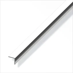 Cornière Égale Aluminium Brillant, L.2.5 M X L.1 Cm X H.1 Cm