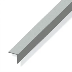 Cornière Égale Aluminium Brossé, L.2.5 M X L.1.5 Cm X H.1.5 Cm