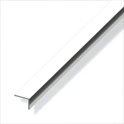 Cornière Inégale Aluminium Brillant, L.1 M X L.2 Cm X H.1 Cm