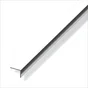 Cornière Inégale Aluminium Brillant, L.1 M X L.2 Cm X H.1 Cm