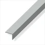 Cornière Inégale Aluminium Brossé, L.1 M X L.2 Cm X H.1 Cm