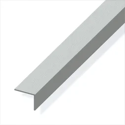 Cornière Inégale Aluminium Brossé, L.2.5 M X L.2 Cm X H.1 Cm