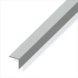 Cornière Égale Aluminium Brossé, L.1 M X L.2 Cm X H.2 Cm