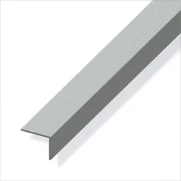 Cornière Inégale Aluminium Brossé, L.1 M X L.2.5 Cm X H.2 Cm