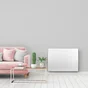 Radiateur électrique à inertie fonte Spring, HJM, 1500 W horizontal blanc