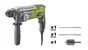 Marteau Perforateur Burineur Sds Plus Ryobi Rsds680Ka2, 680 W