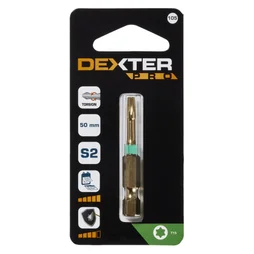 Embout De Vissage Dexter Pro Pro Torsion T15 50 Mm