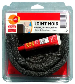 Joint fibre de verre rond + colle, diam. 15 mm L. 2.5 m