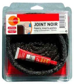 Joint fibre de verre rond + colle, diam. 12 mm L.2.5m