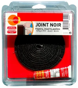 Joint fibre de verre rond + colle, diam. 4 mm L.2.5 m