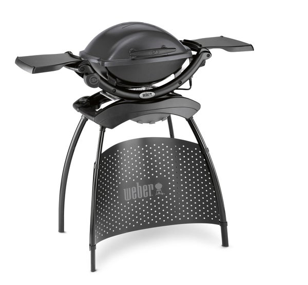 Barbecue électrique WEBER Q 1400 stand, gris anthracite