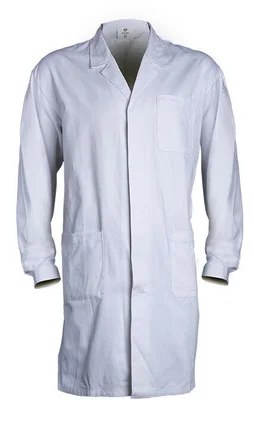 Blouse Coton De Travail Partner, Blanc Taille S
