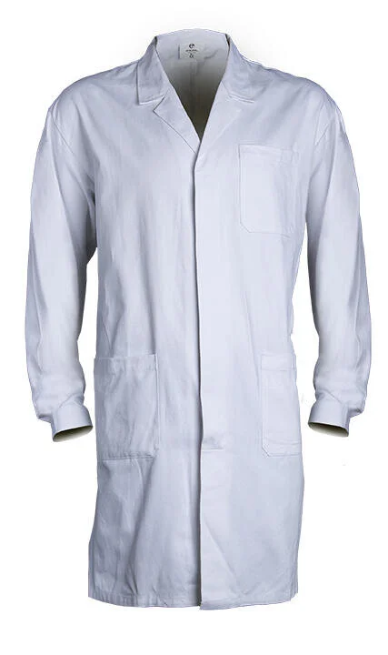 Blouse Coton De Travail Partner, Blanc Taille S