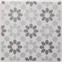 Carrelage Sol/Mur Forte Effet Carreau Ciment Blanc Et Gris Gatsby L.20 X L.20 Cm