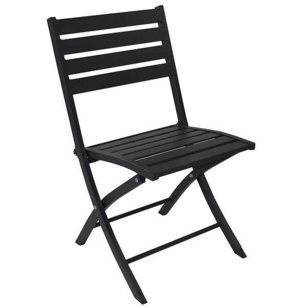 Chaise de jardin DCB GARDEN Marius en aluminium noir