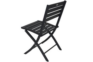 Chaise de jardin DCB GARDEN Marius en aluminium noir