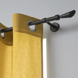 Tringle À Rideau Noir Mat 150 Cm Inspire
