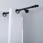 Tringle À Rideau Noir Mat 200 Cm Inspire