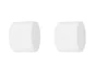 Lot De 2 Embouts Inspire, Blanc Mat, Pour Tringle À Rideau Diam.20 Mm