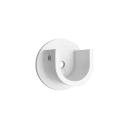 Lot De 2 Naissances Tringle À Rideau Design, 20 Mm Blanc Mat Inspire