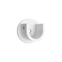 Lot De 2 Naissances Tringle À Rideau Design, 20 Mm Blanc Mat Inspire