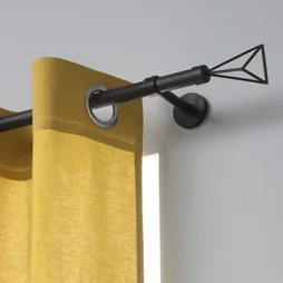 Tringle À Rideau Noir Mat 250 Cm Inspire
