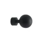 Lot De 2 Embouts Boule Inspire, Noir Mat, Pour Tringle À Rideau Diam.20 Mm