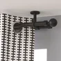 Lot De 2 Embouts Boule Inspire, Noir Mat, Pour Tringle À Rideau Diam.20 Mm