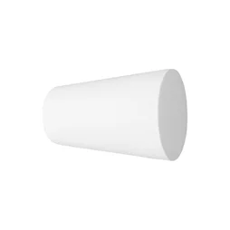 Lot De 2 Embouts Inspire, Blanc Mat, Pour Tringle À Rideau Diam.20 Mm