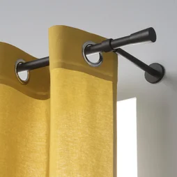 Tringle À Rideau Noir Mat 300 Cm Inspire