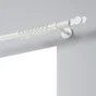 Anneaux Tringle À Rideau Design 20 Mm Acier Blanc Inspire