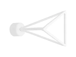 Lot De 2 Embouts Inspire, Blanc Mat, Pour Tringle À Rideau Diam.20 Mm