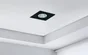 Kit 1 Spot À Encastrer Orientable Saliceto Led Intégrée, 4000K Eglo Carré Noir