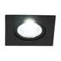 Kit 1 Spot À Encastrer Orientable Saliceto Led Intégrée, 4000K Eglo Carré Noir