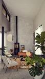 Poêle à bûche 9.5 lux, ADURO, 6 kw noir