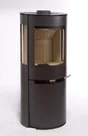 Poêle à bûche 9.5, ADURO, 6 kw noir
