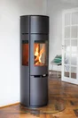 Poêle à bûche 9.7, ADURO, 6 kw noir