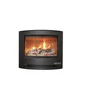 Poêle à bûche 15.3, ADURO, 6.5 kw noir