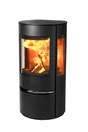 Poêle à bûche 17, ADURO, 6.5 kw noir