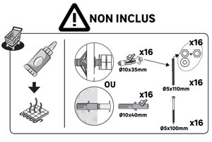 Rail Coulissant Et Habillage Kerio Artens, Pour Porte De Largeur 93 Cm Maximum