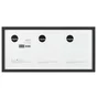 Cadre multivue Milo, noir, 3 vues, L.23 x H.50 cm