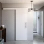 Porte coulissante ESSENTIEL Lali blanc h.204 x l.73 cm