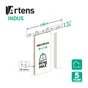 Rail Coulissant Indus 2 Artens, Pour Porte De Largeur 93 Cm Maximum