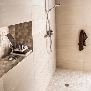 Carrelage mural Milano effet pierre beige mat lisse 24x69cm 1,16m²