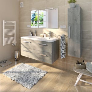 Carrelage mural Milano effet pierre beige mat lisse 24x69cm 1,16m²