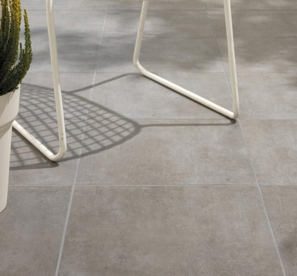 Carrelage sol exterieur forte Alma gris 45x45cm 1,02m²
