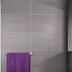 Carrelage Mur Et Sol Forte Béton Gris Clair Mat L.30 X L.60.4 Cm, Eiffel