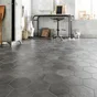 Carrelage Sol Et Mur Intenso Effet Béton Anthracite Time L.21 X L.18.2 Cm
