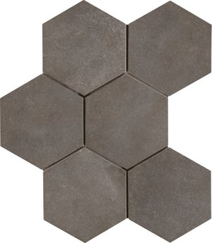Carrelage Sol Et Mur Intenso Effet Béton Anthracite Time L.21 X L.18.2 Cm